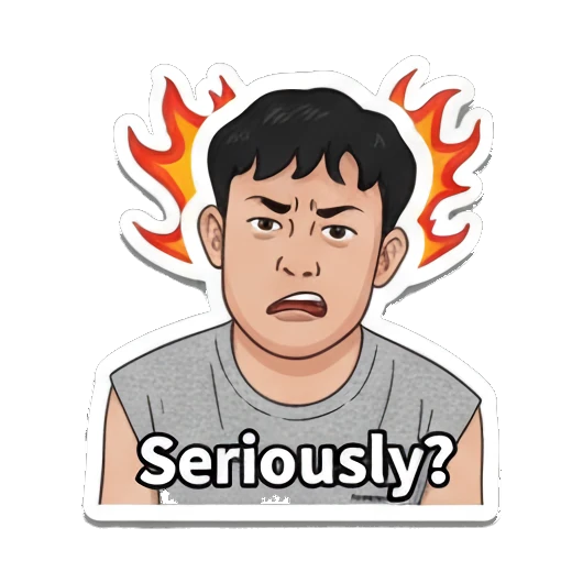 Sticker 7 from Mood Story 9931f357, designed for expressive chats, social replies, and everyday reactions.