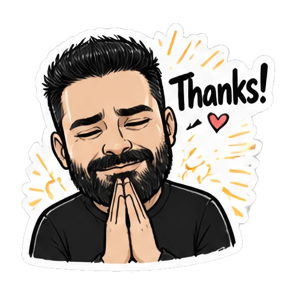 cartoon happy Mood Story 8d87a08f sticker for expressive chats and social replies.