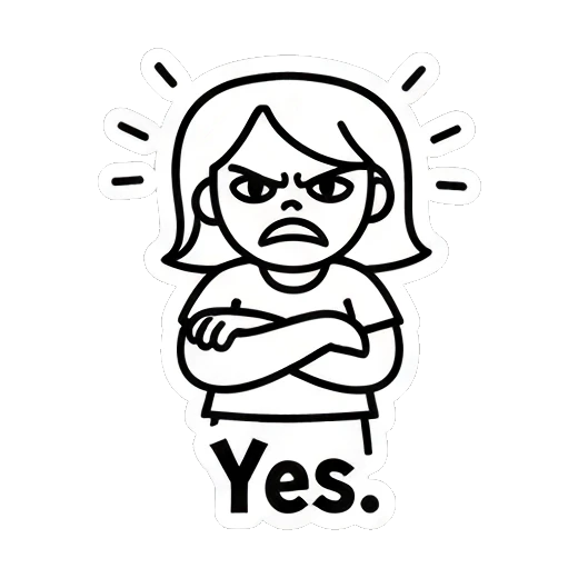 Sticker 10 from Mood Story 0af4a45d, designed for expressive chats, social replies, and everyday reactions.
