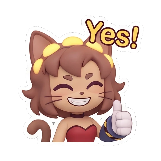 Sticker 11 from Mood Story 2e7416e1, designed for expressive chats, social replies, and everyday reactions.