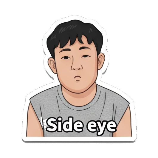 cartoon wave Mood Story 9931f357 sticker for expressive chats and social replies.