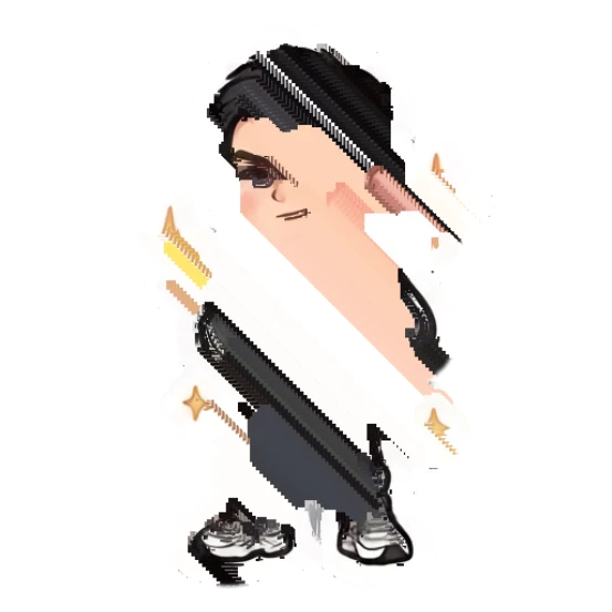 Man standing confidently with hands on hips Cool Urban Guy Daily Life sticker for expressive chats and social replies.