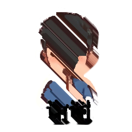 Young man with hands pressed together in gratitude Cheerful Young Man Daily Expressions sticker for expressive chats and social replies.