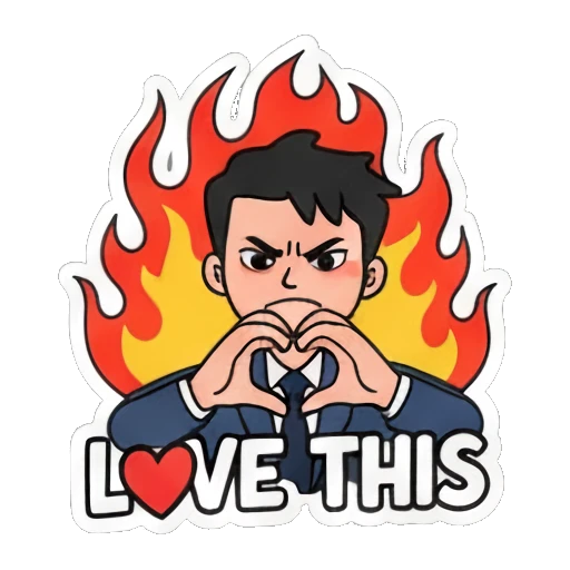 Sticker 8 from Mood Story f4faa7d3, designed for expressive chats, social replies, and everyday reactions.