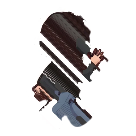 Gamer boy walking away and waving goodbye from behind. Gamer Boy Daily Life sticker for expressive chats and social replies.