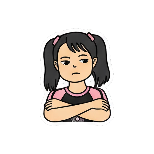 cartoon wave Mood Story 8be1f409 sticker for expressive chats and social replies.