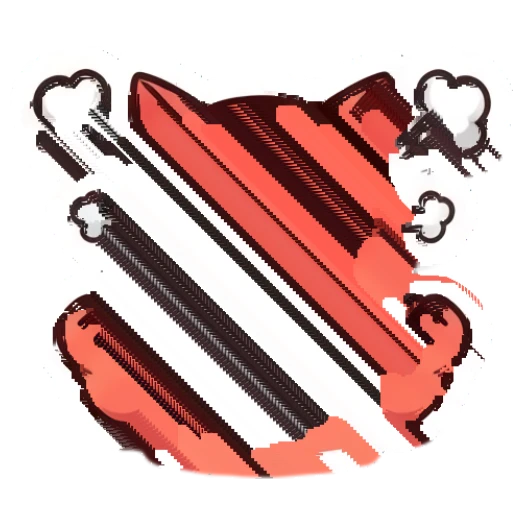 Tabby cat turning red and angry with clenched fists Tabby Cat Daily Life sticker for expressive chats and social replies.