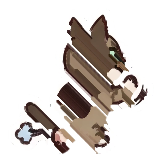 Tabby cat running away quickly with speed lines Tabby Cat Daily Life sticker for expressive chats and social replies.