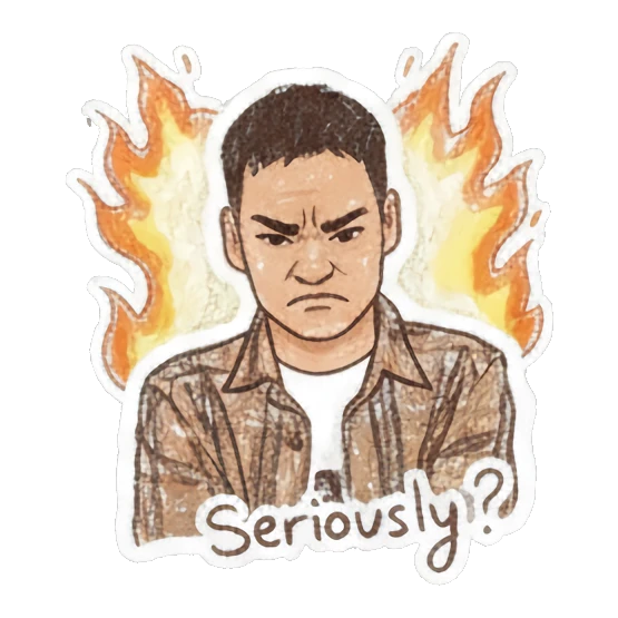 Sticker 7 from Mood Story 85ec83b2, designed for expressive chats, social replies, and everyday reactions.