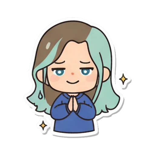 cartoon wave Mood Story 610519fd sticker for expressive chats and social replies.