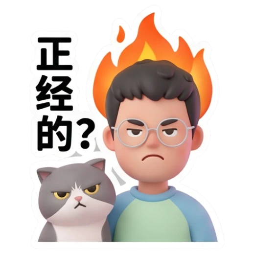 Sticker 7 from Mood Story 829456f4, designed for expressive chats, social replies, and everyday reactions.
