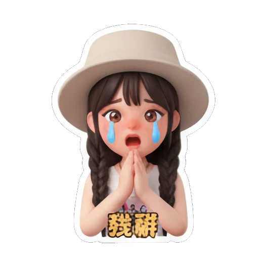 cartoon happy Mood Story 5fe8dd87 sticker for expressive chats and social replies.