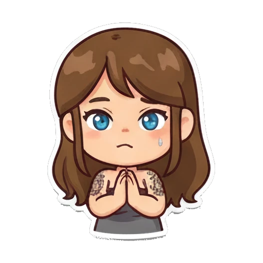 cartoon wave Mood Story c478703c sticker for expressive chats and social replies.
