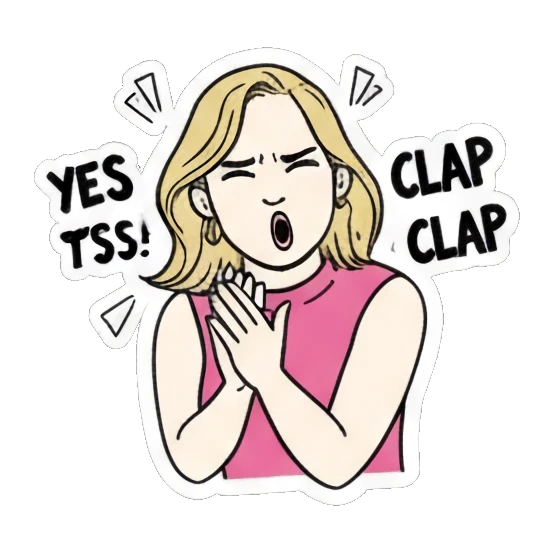 Sticker 11 from Mood Story af3a32bb, designed for expressive chats, social replies, and everyday reactions.