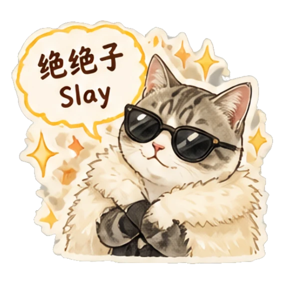 Sticker 9 from Mood Story eae38a05, designed for expressive chats, social replies, and everyday reactions.
