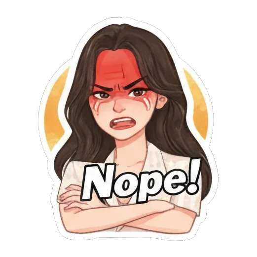Sticker 10 from Mood Story 0c11cb8a, designed for expressive chats, social replies, and everyday reactions.