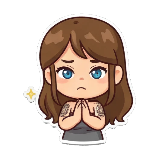 cartoon happy Mood Story c478703c sticker for expressive chats and social replies.