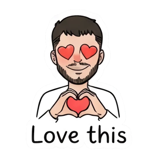 Sticker 8 from Mood Story b9188feb, designed for expressive chats, social replies, and everyday reactions.