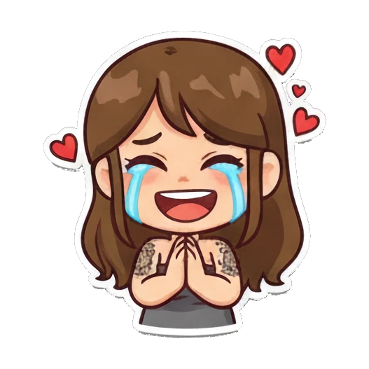 cartoon chat Mood Story c478703c sticker for expressive chats and social replies.