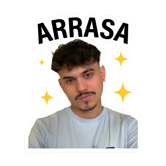 Young man looking cool and stylish with sparkling effects. Daily Life of a Trendy Guy sticker for expressive chats and social replies.