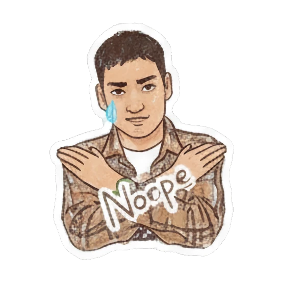 Sticker 9 from Mood Story 85ec83b2, designed for expressive chats, social replies, and everyday reactions.