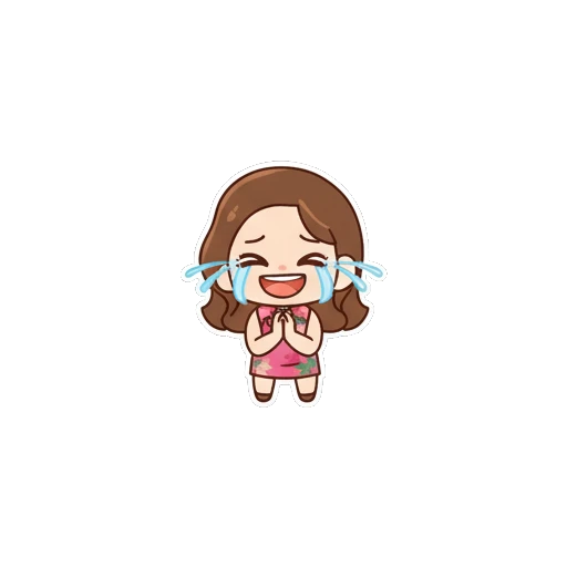 cartoon happy Mood Story 88739191 sticker for expressive chats and social replies.