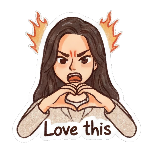 Sticker 8 from Mood Story 600d1152, designed for expressive chats, social replies, and everyday reactions.