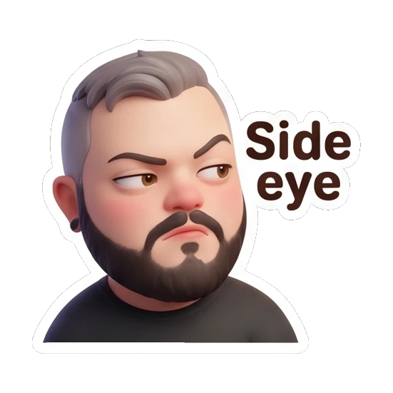 cartoon wave Mood Story 6499fbe8 sticker for expressive chats and social replies.
