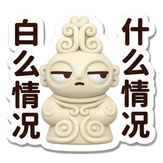 cartoon wave Mood Story ddfe5a51 sticker for expressive chats and social replies.