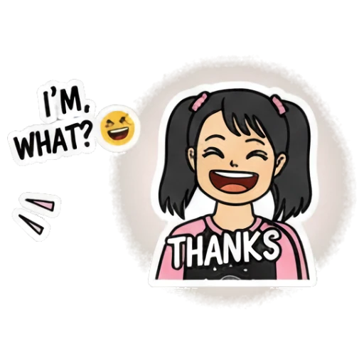 cartoon happy Mood Story 8be1f409 sticker for expressive chats and social replies.