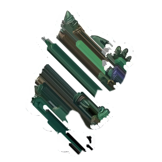 Green goblin waving goodbye while turning away Mystic Forest Goblin sticker for expressive chats and social replies.