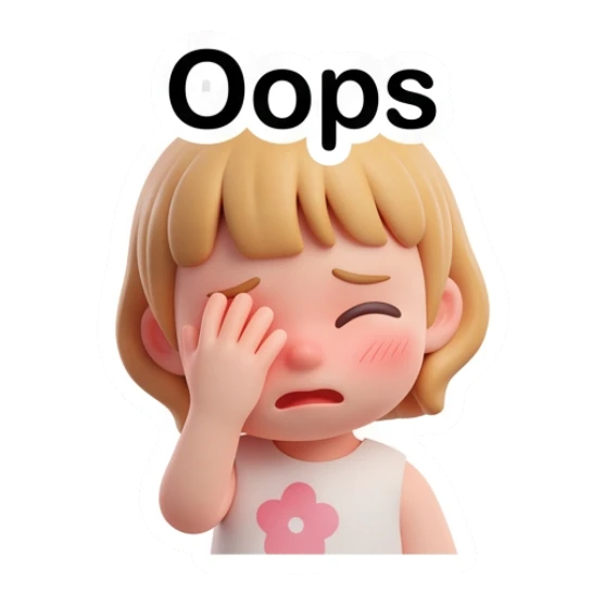 Blonde girl covering her face in embarrassment Blonde Girl Daily Vibes sticker for expressive chats and social replies.