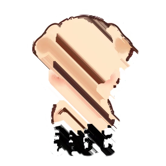 Cute puppy character with pleading eyes and paws together Cheerful Young Man Daily Expressions sticker for expressive chats and social replies.