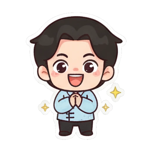 cartoon happy Mood Story 733f10c5 sticker for expressive chats and social replies.