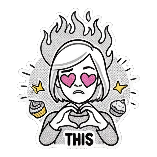 Sticker 8 from Mood Story d4165914, designed for expressive chats, social replies, and everyday reactions.