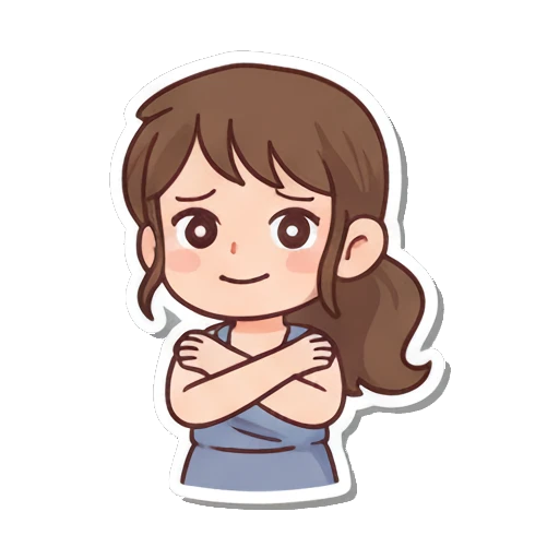 cartoon happy Mood Story 6c8de547 sticker for expressive chats and social replies.