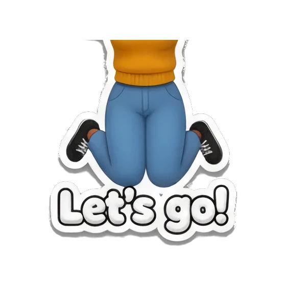 young-woman daily Vibrant Afro-Style Expressions sticker for expressive chats and social replies.