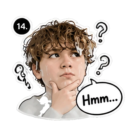 Sticker 14 from Mood Story 03057497, designed for expressive chats, social replies, and everyday reactions.
