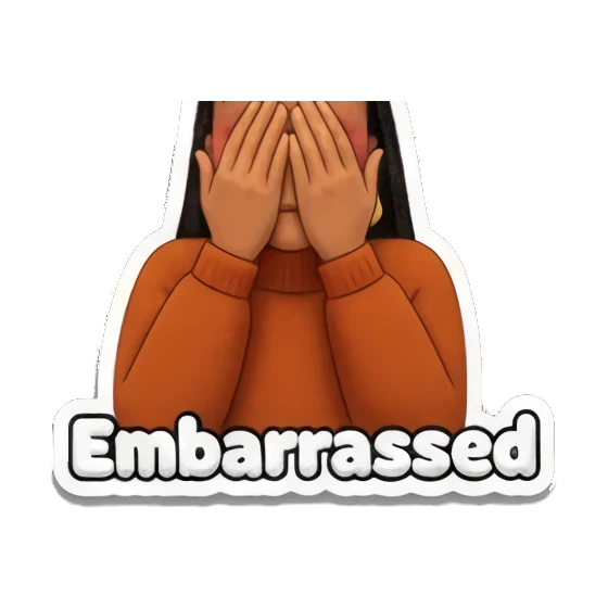 Sticker 16 from Vibrant Afro-Style Expressions, designed for expressive chats, social replies, and everyday reactions.