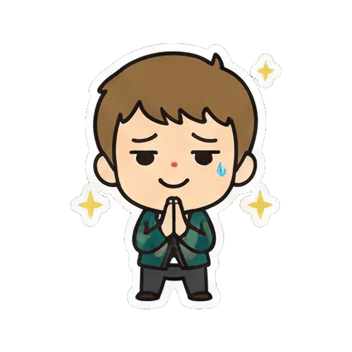 cartoon wave Mood Story 74ce84a2 sticker for expressive chats and social replies.