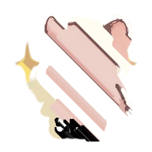 Confident mouse looking fabulous with a sparkle background Pinky Mouse Daily Life sticker for expressive chats and social replies.