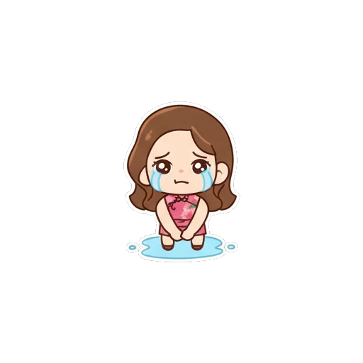 cartoon chat Mood Story 88739191 sticker for expressive chats and social replies.