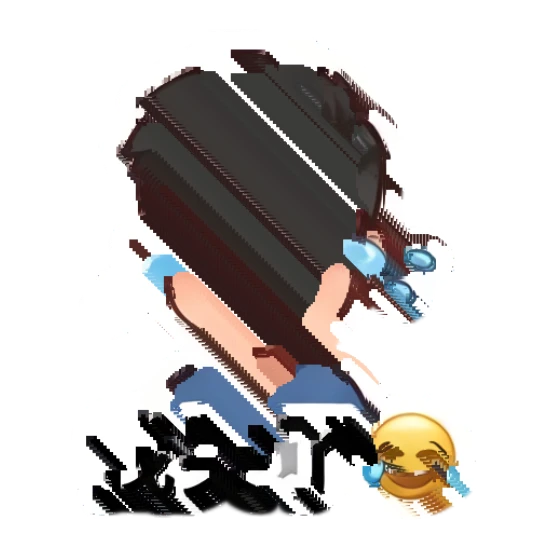 Young man laughing with tears of joy Cheerful Young Man Daily Expressions sticker for expressive chats and social replies.