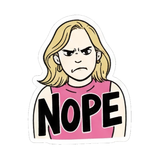 Sticker 10 from Mood Story af3a32bb, designed for expressive chats, social replies, and everyday reactions.