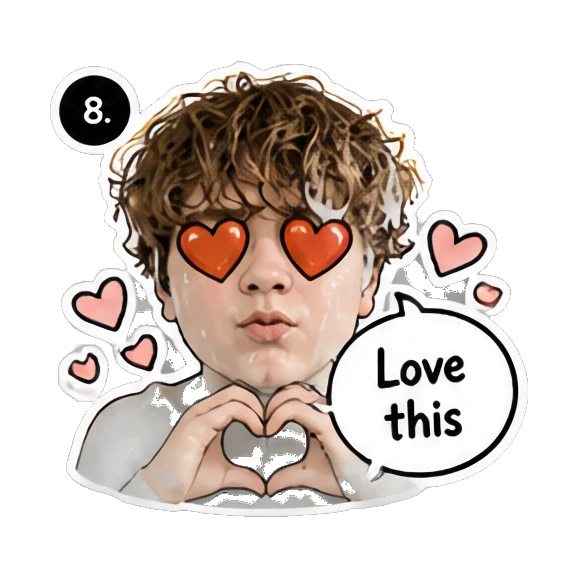 Sticker 8 from Mood Story 03057497, designed for expressive chats, social replies, and everyday reactions.
