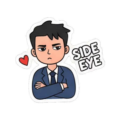 cartoon wave Mood Story f4faa7d3 sticker for expressive chats and social replies.
